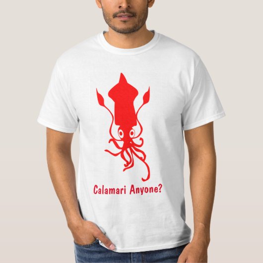 Calamari iemand? t-shirt (Voorkant)
