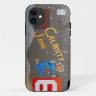 Calamity Jane B-24 Nose Art ( fuselage) iPh iPhone 11 Hoesje