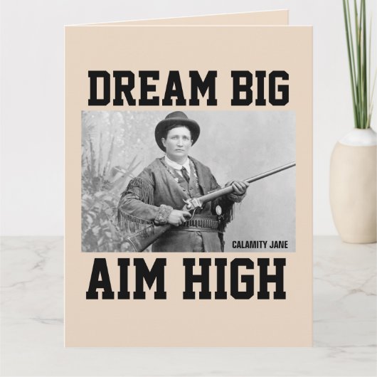 CALAMITY JANE BIRTHDAY GEEF OVERSSIZE CARDS KAART (Voorkant)