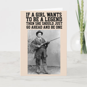 CALAMITY JANE COWGIRL BIRTHDAY GIANT CARDS KAART