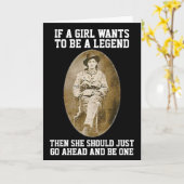 CALAMITY JANE COWGIRL CARTES GÉANTES D'ANNIVERSAIR (Fleur jaune)