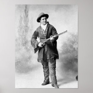 Calamity Jane Holding A Rifle - 1895 Poster