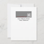 'Calamity Jane' Notecard Bedankkaart (Achterkant)