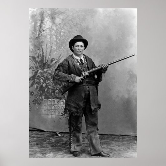 Calamity Jane Portrait Poster (Voorkant)