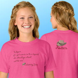 Calamity Jane, wees een Inspirerend prijsopgave va T-shirt