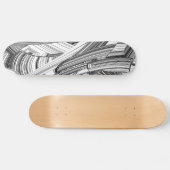 Calamity Storm Center Modern Art Skateboard (Horizontaal)