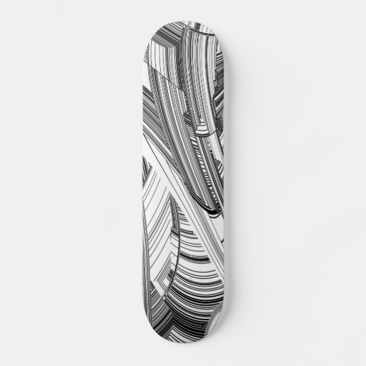 Calamity Storm Center Modern Art Skateboard (Voorkant)