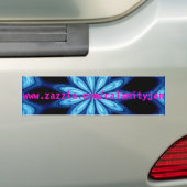 Calamityjan bluestar bumper sticker (Op auto)