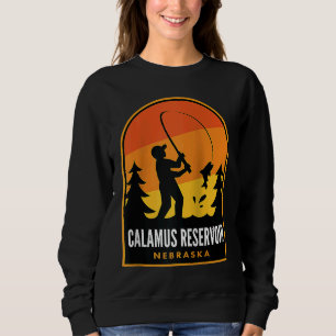 Calamus Reservoir Nebraska Vissen Raglan Trui