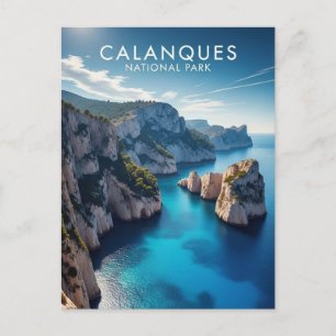 Calanques Nationaal Park Frankrijk Reizen Briefkaart