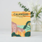 Calanques National Park France  Briefkaart (Staand voorkant)