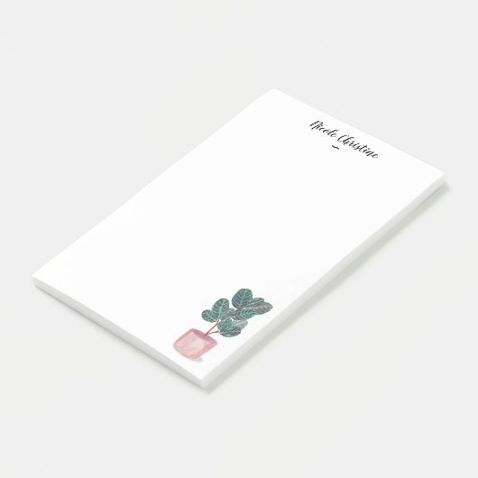 Calathea Prayer Plant AANGEPASTE IT-Notitieblok Post-it® Notes (Schuin)