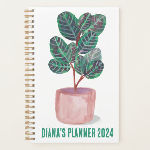 Calathea Prayer Plant Waterverf Houseplant CUSTOM Planner