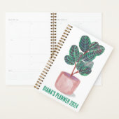 Calathea Prayer Plant Waterverf Houseplant CUSTOM Planner (Display)