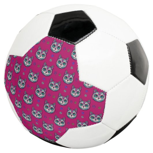 Calavera Cat Art Motif (3/4)