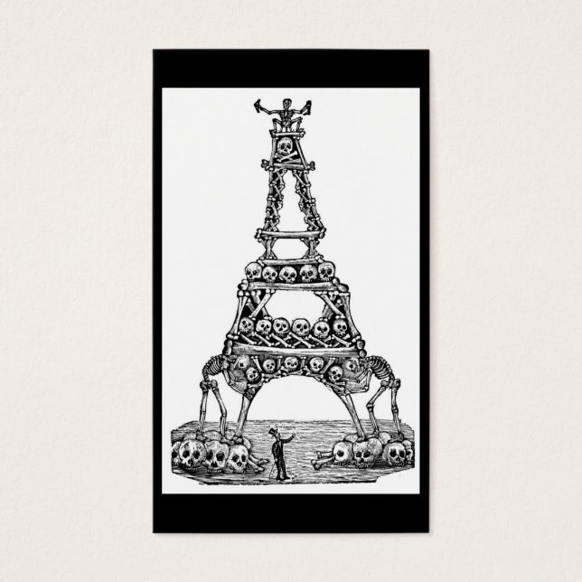 Calavera de la Tour Eiffel vers la fin des années  (Devant)