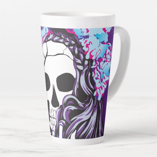 Calavera Latte Mug (Angle droit)