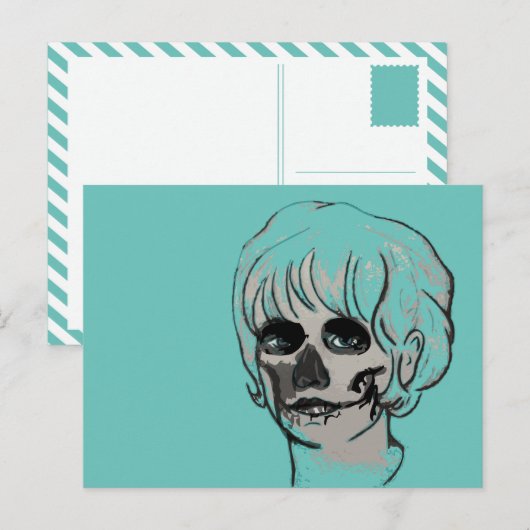 calavera mamacita briefkaart (Voorkant / Achterkant)