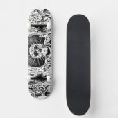 Calavera Oaxaqueña van José Guadalupe Posada 1903 Skateboard (Voorkant)