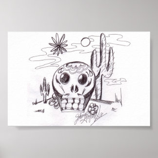 Calavera-Poster Poster