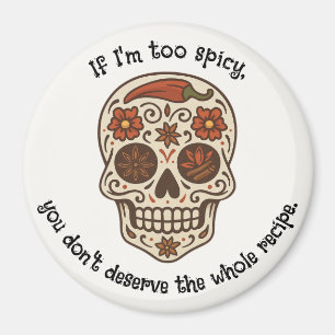 Calavera Sugar Skull Spicy Keuken Koelkast Magnet Magneet