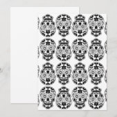 Calavera suikerschedel candy_floraal Mexicaanse ca Kaart (Voorkant / Achterkant)