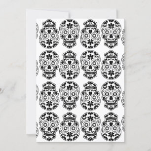 Calavera suikerschedel candy_floral mexicaanse cal kaart