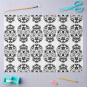 Calavera-suikerschedel snoep_flormexican calavera tissuepapier (Craft)