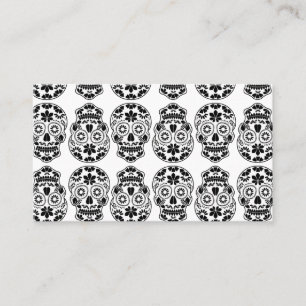 Calavera-suikerschedel snoep_flormexican calavera visitekaartje