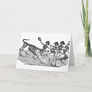 Calaveras bij het Runnen van de Stieren c. 1800's Kaart