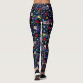 Calaveras Cats Day of the Dead Pop Leggings (Dos)