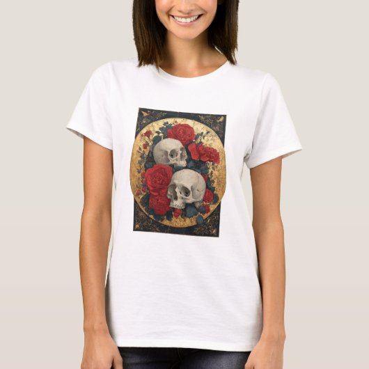 Calaveras de amor t-shirt (Voorkant)