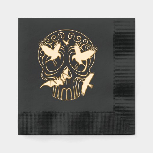 Calaveras décoratives Halloween (Recto)