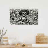 Calaveras Oaxaquena Poster (Keuken)