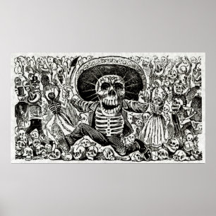 Calaveras Oaxaquena Poster