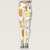 Calça legging com desenho de Capoeira (Voorkant)