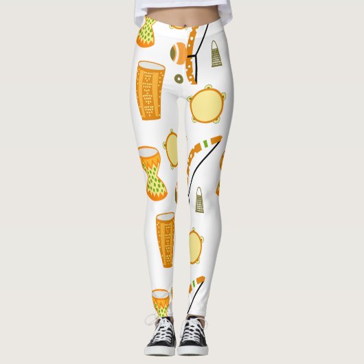 Calça legging com desenho de Capoeira (Voorkant)