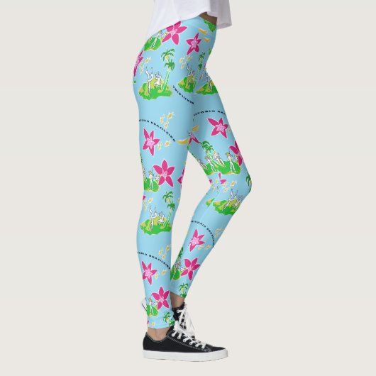 Calça legging com desenho de Capoeira (Droite)