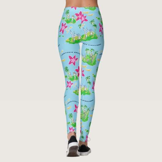 Calça legging com desenho de Capoeira (Dos)