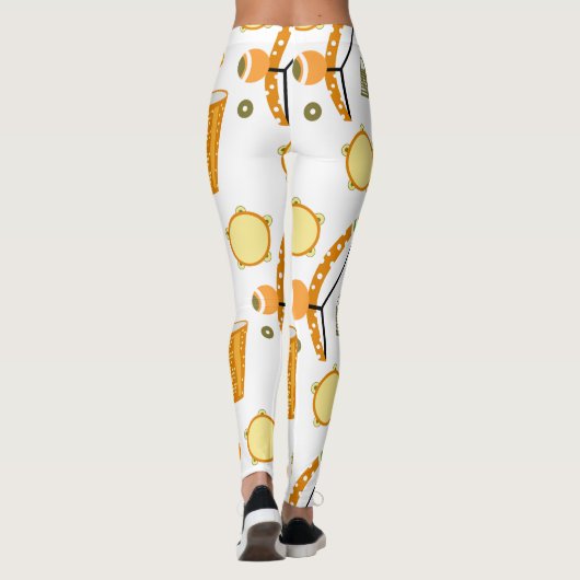 Calça legging com desenho de Capoeira (Dos)