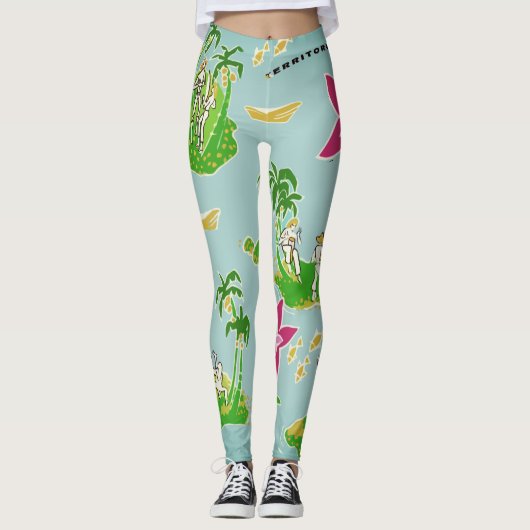 Calça legging com desenho de Capoeira (Voorkant)
