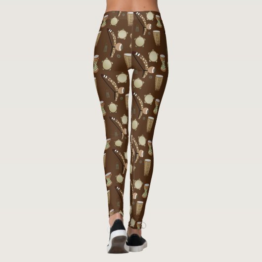 Calça legging com desenho de Capoeira (Dos)