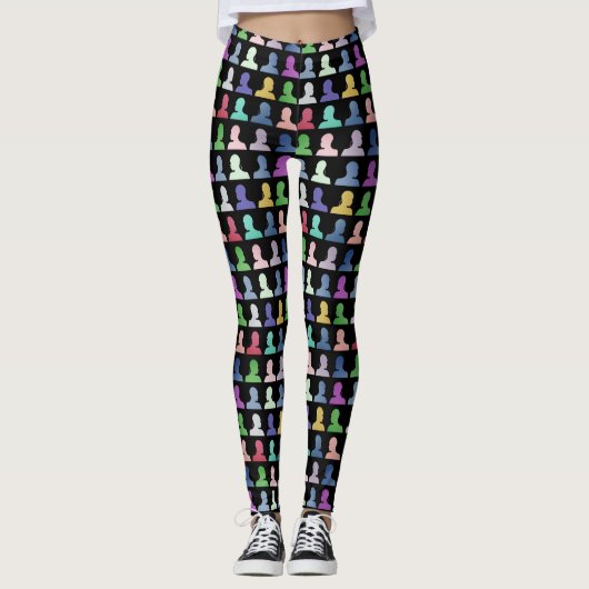 Calça legging com desenho de Capoeira (Devant)