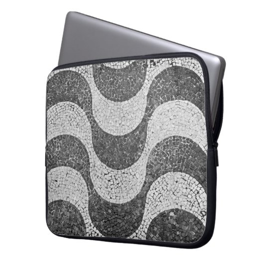 Calçadão de Copacabana Laptop Sleeve (Voorkant Links)