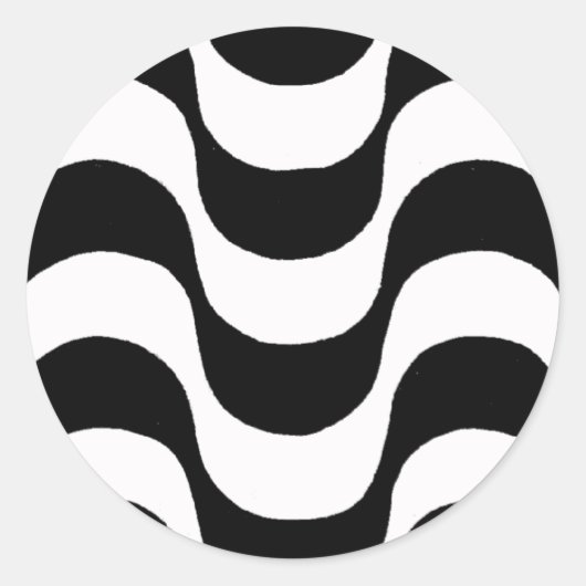 Calçadão de Copacabana Ronde Sticker (Voorkant)