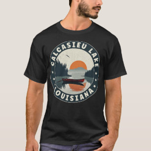 Calcasieu Lake Louisiana Sunset TShirt