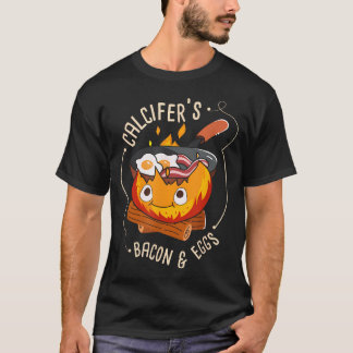 Calcifers Bacon And Egg I Kamperen Koken I T-shirt