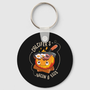 Calcifers Bacon En Ei I Kamperen Koken I Bacon Sleutelhanger
