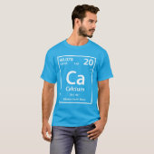 Calciumelement (wit) t-shirt (Voorkant volledig)