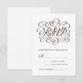  calciumrespons/RSVP-tussenvoegsel Bedankkaart (Voorkant / Achterkant)